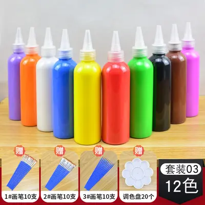 Akrilik Boya 200 ml 22 Renk Seti DIY