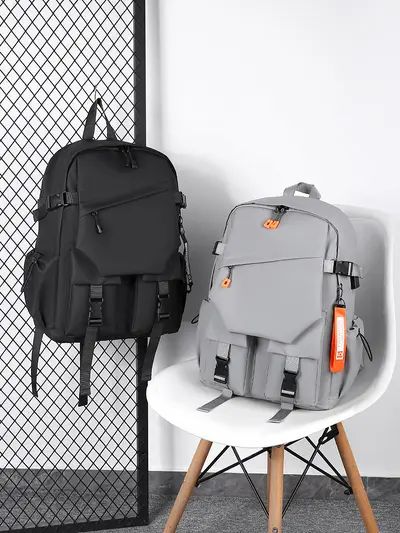 Men's Laptop Backpack, Large Capacity, Water-Resistant, Multi-Pocket - 4