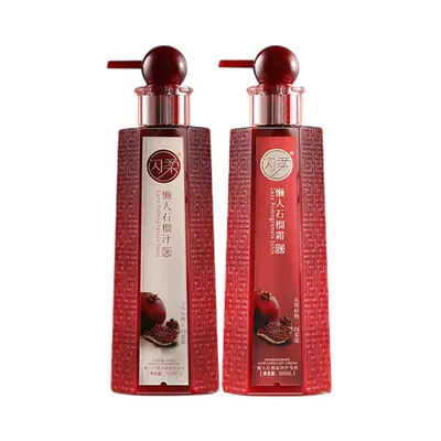 Granatapfel-Antischuppen-Shampoo und Granatapfel-Haarmaske Set - 9