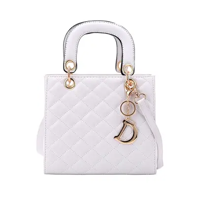 Women's Princess Diana Handbag, Diamond Quilted Chain Small Crossbody Bag - 7