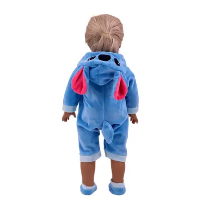 Amerikan kız bebek 18 inç Amerikan kız bebek aksesuarları yeni hayvan peluş tulum