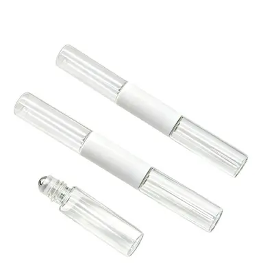 5 ml Doppelkopf-Glas-Roll-on-Leerflasche für ätherische Öle - 6