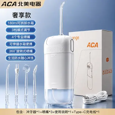 Electric oral irrigator, portable teeth cleaner