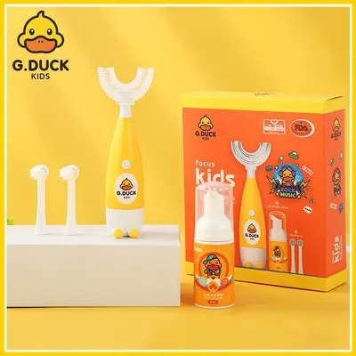 Children's Electric Toothbrush, 5-Piece Set, Ages 2-15, Soft Head - 6