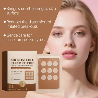 Invisible Acne Patch, Gentle Skin-Friendly Pore Concealing Pimple Patch - 4