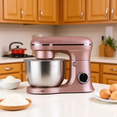 Hamur yoğurma makinesi, stand mixer, 6-8 L kapasiteli - 2