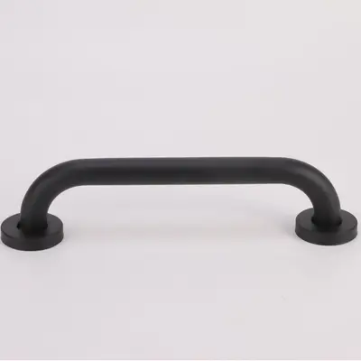 Black Stainless Steel Bathtub Grab Bar for Disabled and Elderly