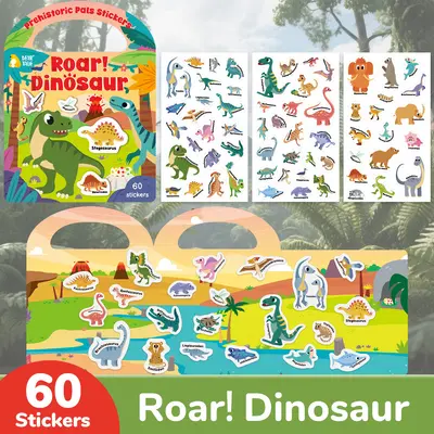 DIY-Kinder-Stickerbuch mit Weihnachtsmotiven, wiederverwendbar - 11