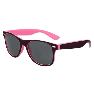 Gift Sunglasses, Two-Tone Riveted Black Sunglasses - 13