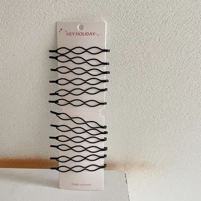 Hair clip for women, trendy side hair clip, simple black Korean hair clip for bangs and back of head