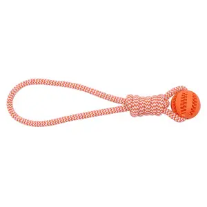 Köpek halat oyuncağı, kaçak mama toplu, dayanıklı, orta ve büyük ırk köpekler için - 7