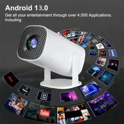 Intelligenter 270° Drehprojektor Ultra-HD 1080P Heimkino Mobile Projection Beamer Kompakt