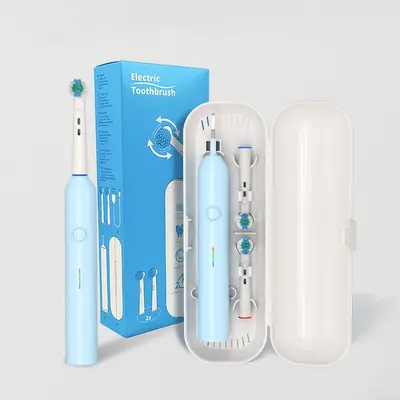 Rotating Head Electric Toothbrush, USB Rechargeable, 360° Waterproof - 9