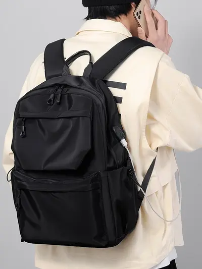 Men's Water-Resistant Backpack Large Capacity with Laptop Compartment - 6