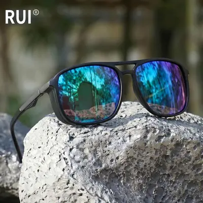Polarized Outdoor Sports Sunglasses with Night Vision Driving Lenses - 1