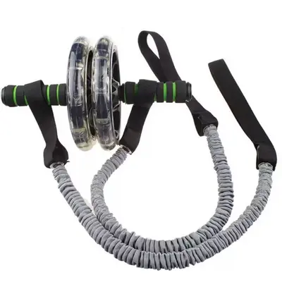 Bauchroller mit Widerstandsseil und bruchsicherem Stoffbezug - 4
