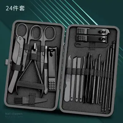Men's Nail Clipper Set, Complete Kit, Dead Skin Remover, Pedicure Tool - 7