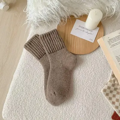Women's Thick Terry Socks, Warm Fleece-Lined, Sleep Socks - 10