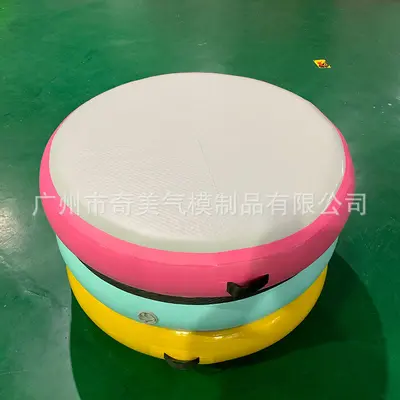 Inflatable Round and Square Yoga Mat for Taekwondo and Gymnastics - 3