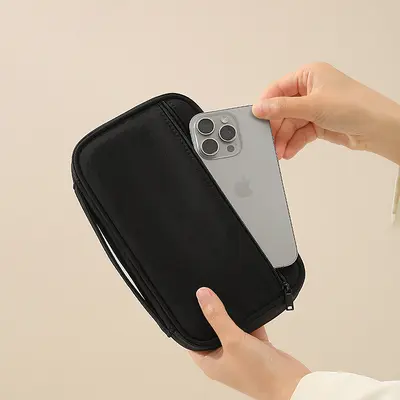 Passport holder, portable travel document organizer