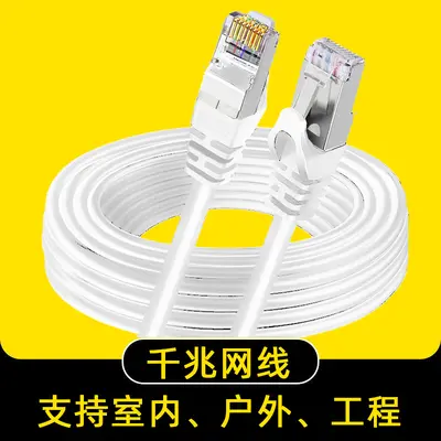 Cat6 Gigabit-Netzwerkkabel 5 m, 50 m, 100 m mit RJ45-Steckern, Hochgeschwindigkeits-Patchk - 7