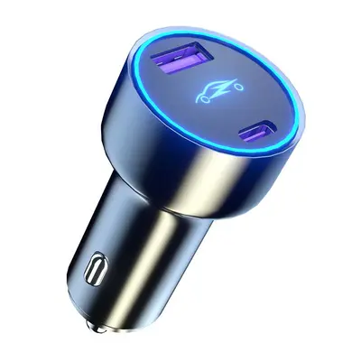 Auto-Ladegerät Aluminium 100W PD QC3.0 USB-C