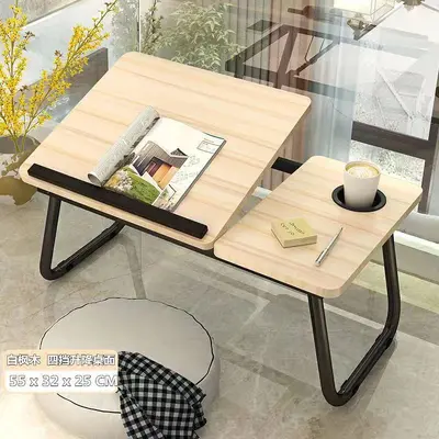 Foldable lift computer desk small table laptop student dormitory lazy work desk writing desk - 7