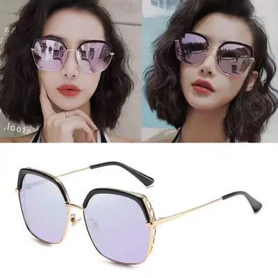 Large Frame Polarized Sunglasses for Women, UV400 Protection, Round Face Style - 8