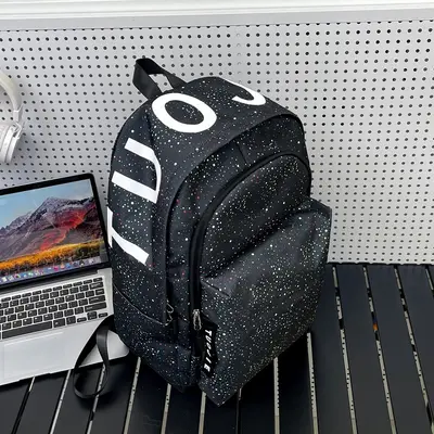 Large-Capacity Starry Laptop Backpack, Commuter Daypack for Travel and Sports - 3