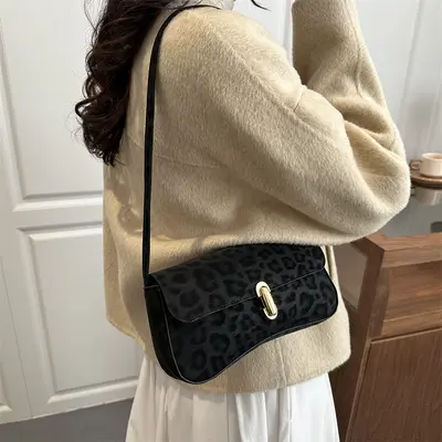 Leopard Print Women's Small Square Handbag, 2025 Style - 3