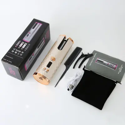 Kabelloser wiederaufladbarer Automatik-Lockenstab - 10