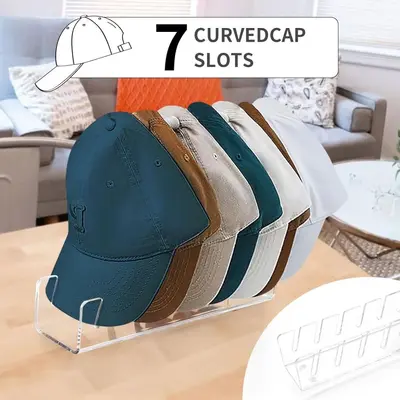 Cross-border Acrylic Cap Stand Duck Bill Cap Baseball Cap Hat Display Rack Amazon New Model Cap Holder