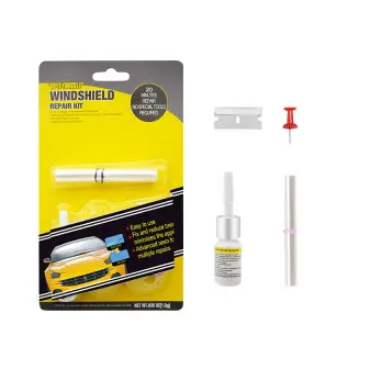 Car Windshield Repair Kit for Cracks and Scratches - 9