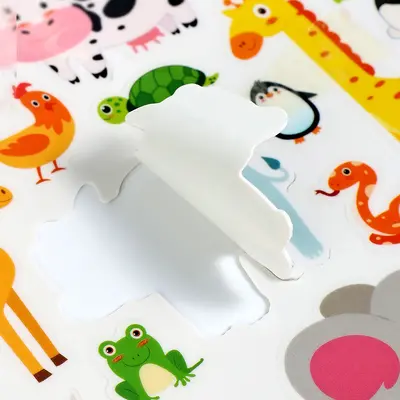 Jelly Sticker Book for Kids Ages 3-6, Reusable Scene Stickers - 4