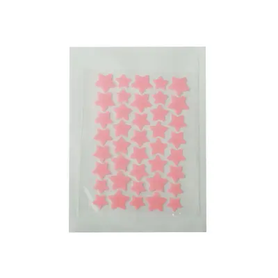 40 Pieces Star-Shaped Acne Patch Hydrocolloid Pus-Absorbing Acne Stickers Isolation Makeup Lightweight Concealer Day and Night Acne Patch Wholesale