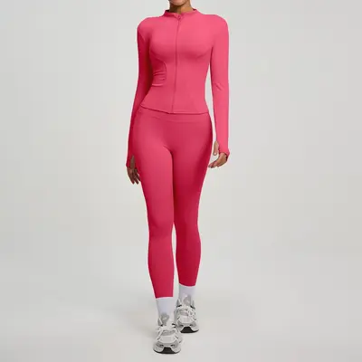 Yüksek elastik yoga takımı, yüksek belli kaldırıcı şort ve tank top, iki parça - 13