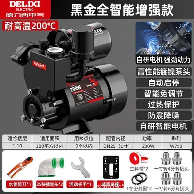 Delixi Household Silent Booster Pump 220V Self-Priming - 7