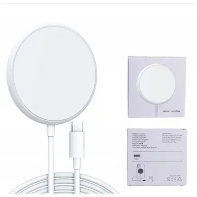 Aluminum Alloy MagSafe Wireless Charger for Apple 12-17 Pro, 3-in-1 Stand, i12 - 11