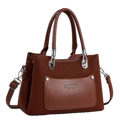 Simple Elegant Women's Shoulder Bag, Large Capacity, for Commuting - 5