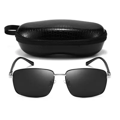 Metal Frame Polarized Driving Sunglasses - 5