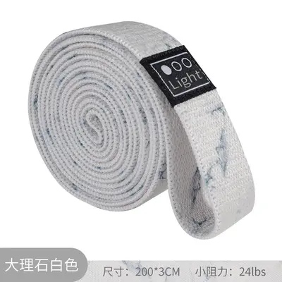 Lange Kniebeugen-Widerstandsbänder 200x3 cm, Glute-Ring, Yoga-Fitness-Zugband - 9