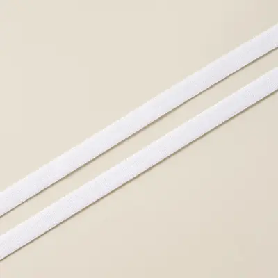 Çift yüzlü elastik bant, 1 cm, renkli naylon, mat süet şerit - 8