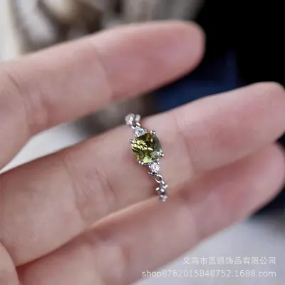 Vintage sparkle zircon open ring for women - 4
