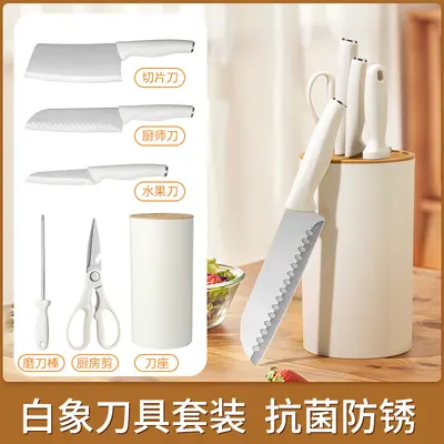 Knife set, 5-piece with chef, slicing and fruit knives - 3