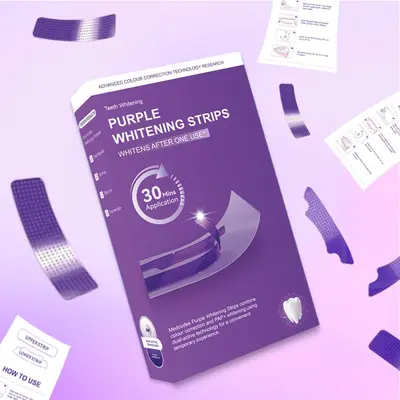 Teeth Whitening Strips, Stain and Yellowing Removal, Gentle Formula - 5