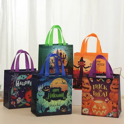 Halloween Printed Non-Woven Party Gift Bag for Candy