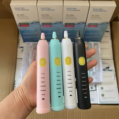Sonic Electric Toothbrush, 6 Speeds, USB Rechargeable, Waterproof - 3