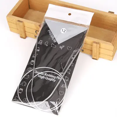 Stainless Steel Circular Knitting Needle Set - 13