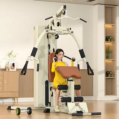 Multi-Function Home Gym Station for Chest and Back Training