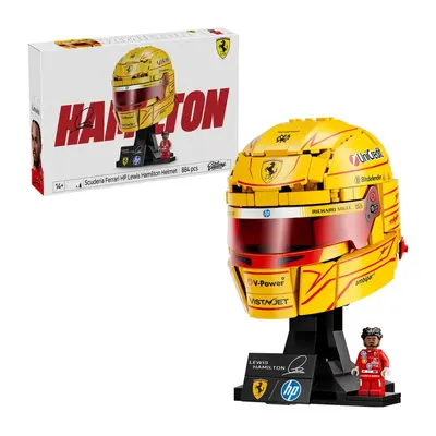 LEGO Compatible Building Blocks 43022 Ferrari Team and 43014 Leclerc Helmet - 7